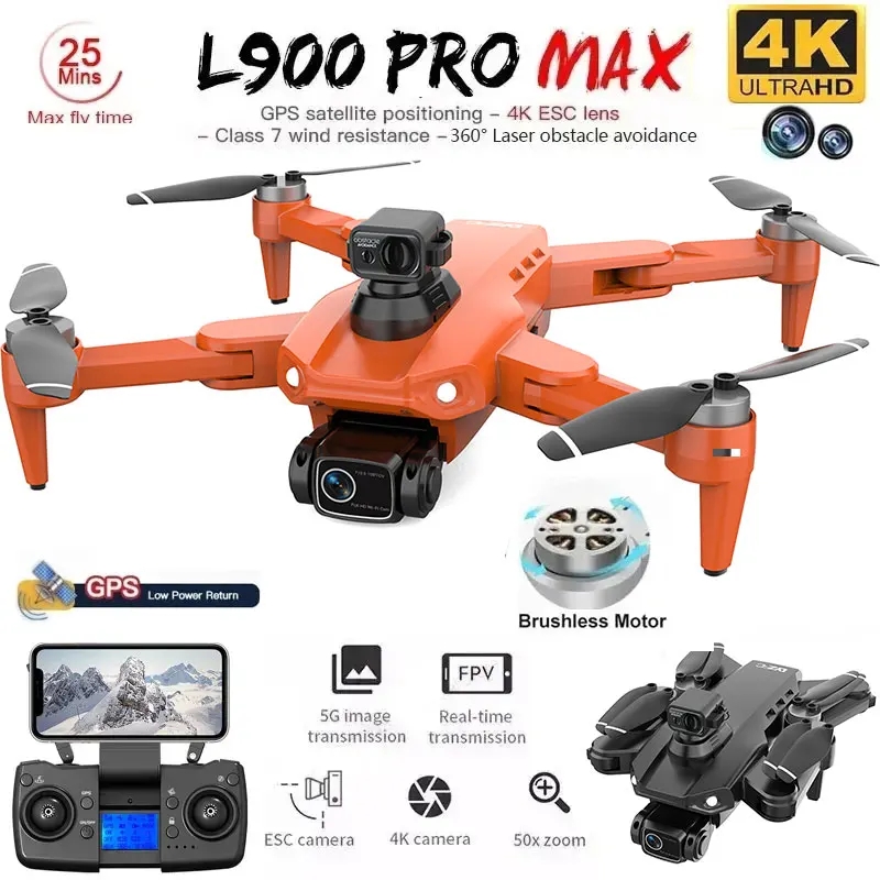 Diy Drone Electronics - L900 Pro MAX GPS 드론 4K