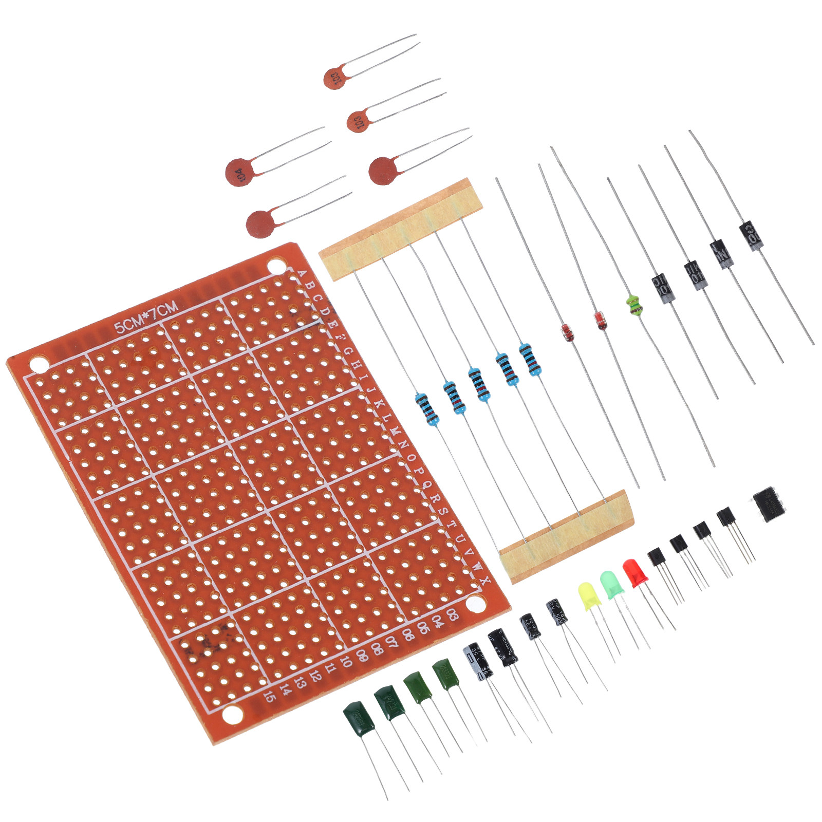 Diy Electronics For Adults - 1세트 초보자용 납땜 키트(플러그인 트레이닝 보드