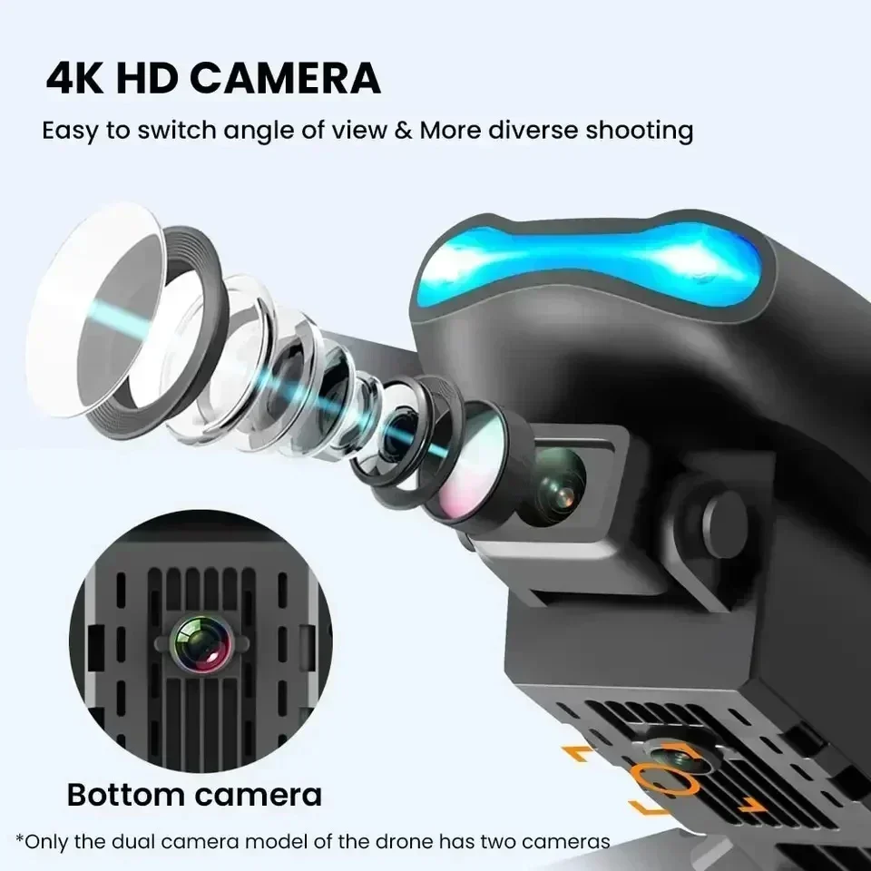 신형 E99Pro RC 드론 4K 전문가용 광각 듀얼  - Diy Drone Electronics 리뷰 및 가격