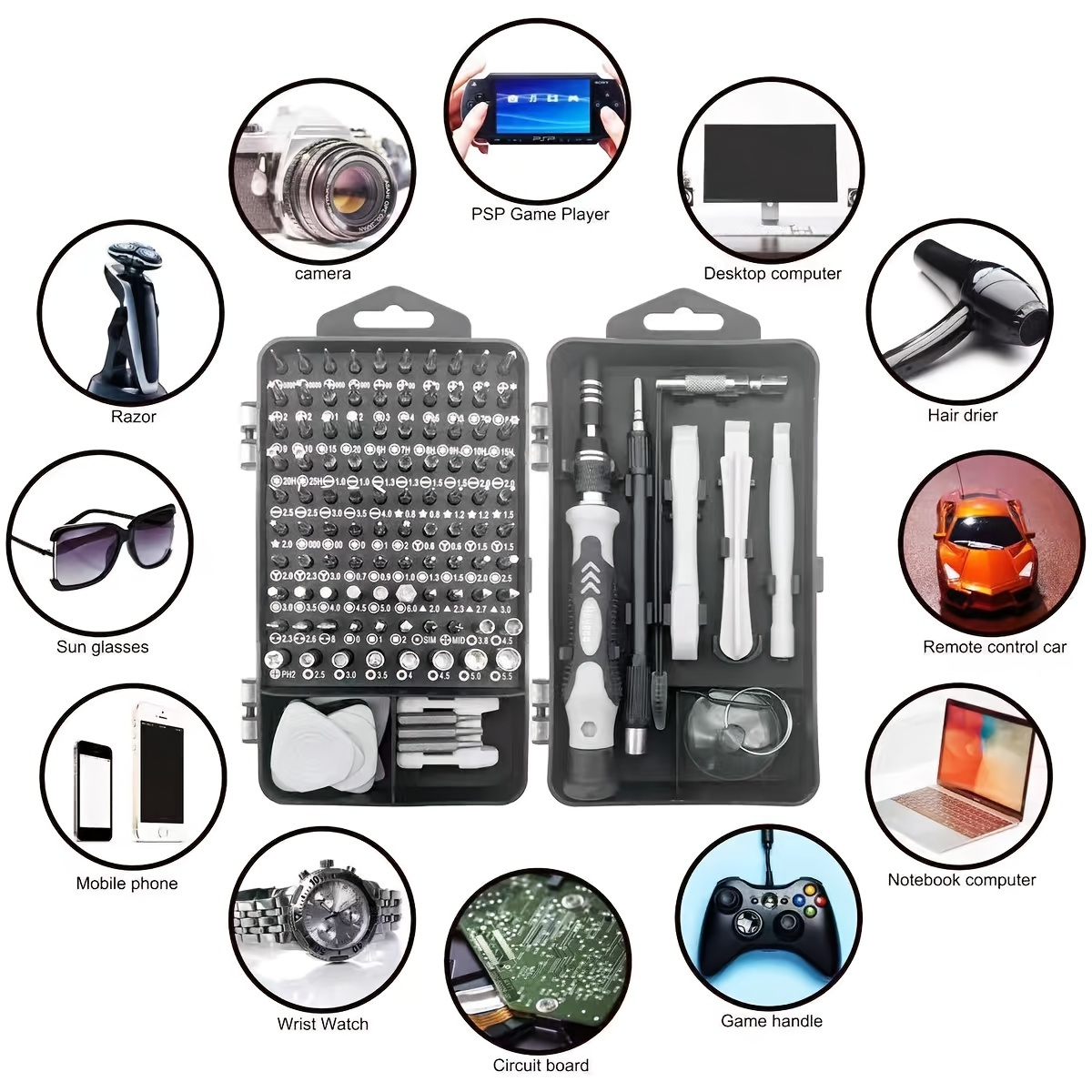 115in1 드라이버 비트 세트, 고경도, 전기 드릴/ - Diy Home Electronics Projects 리뷰 및 가격