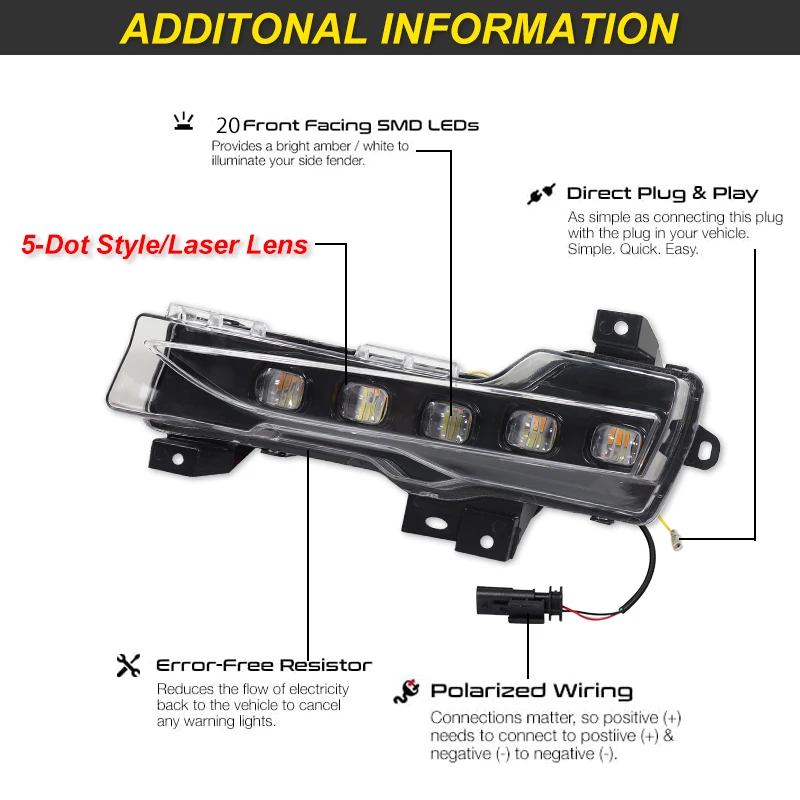 안개등/주행등 DRL 라이트 키트 - 2017-23 테 - Led Assortment Kit 리뷰 및 가격