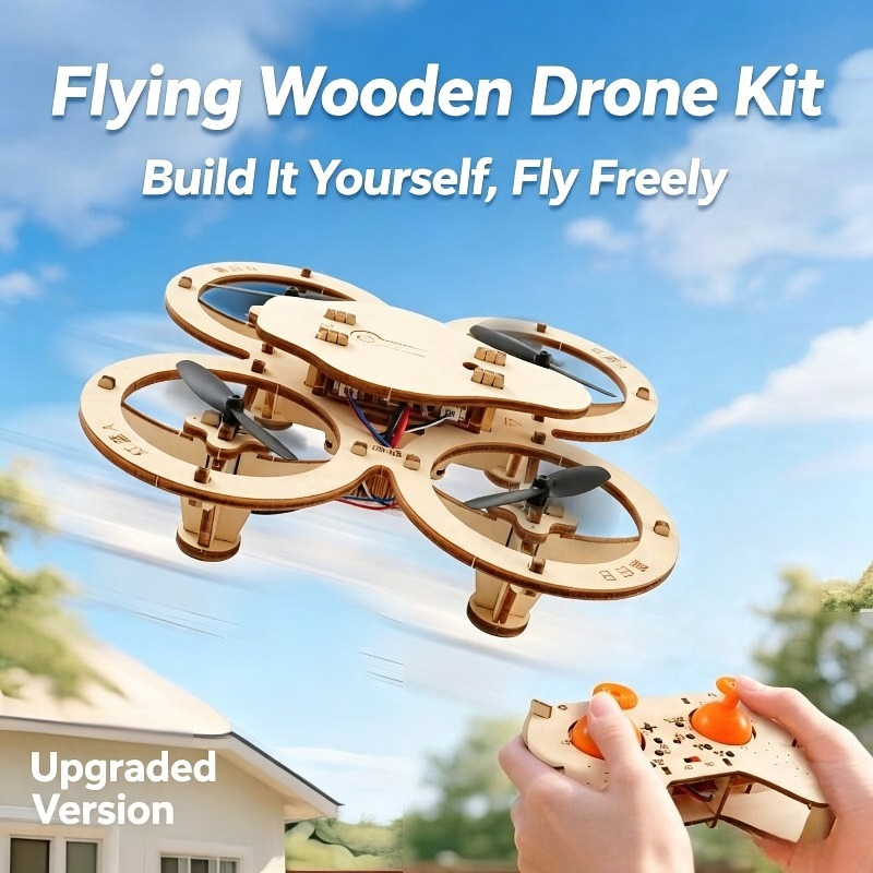 나무로 만든 RC 쿼드콥터 DIY 키트 전자 교육용 R - Diy From Old Electronics 리뷰 및 가격