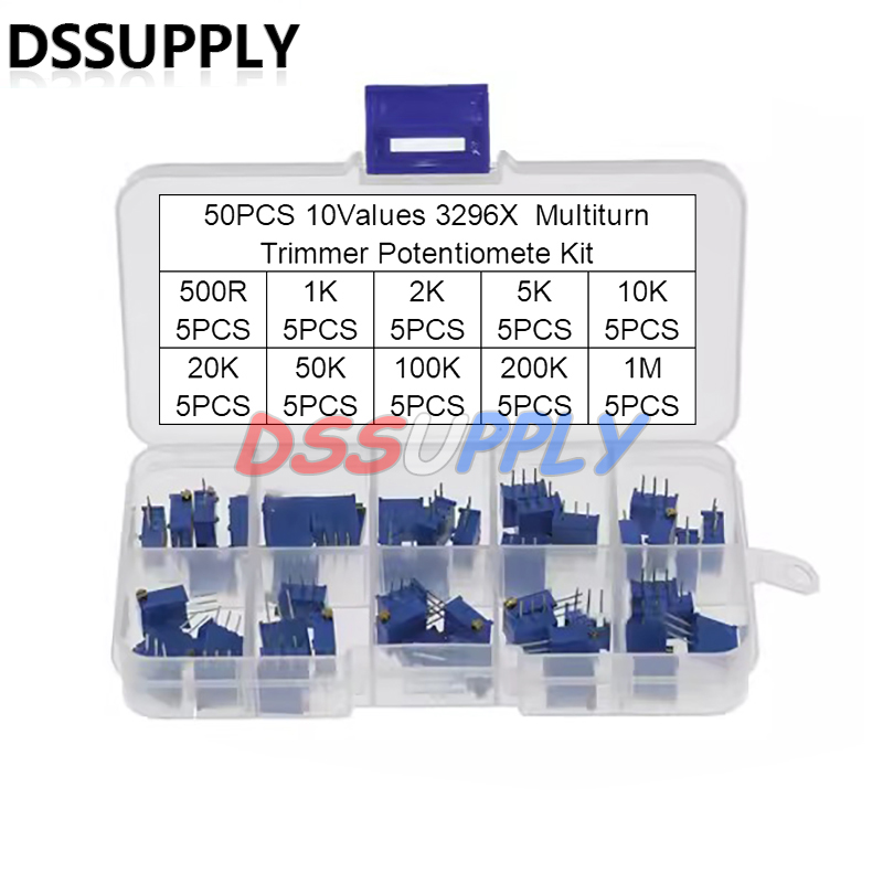 3296 3296X 멀티턴 트리머 전위차계 키트, 고정 - Diy Home Electronics Projects 리뷰 및 가격