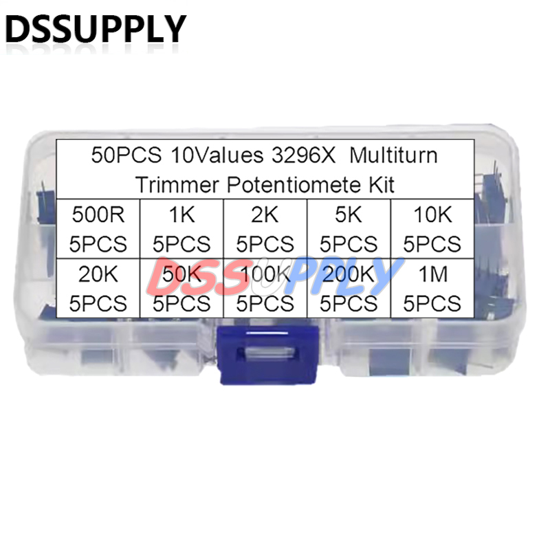 3296 3296X 멀티턴 트리머 전위차계 키트, 고정 - Diy Home Electronics Projects 리뷰 및 가격