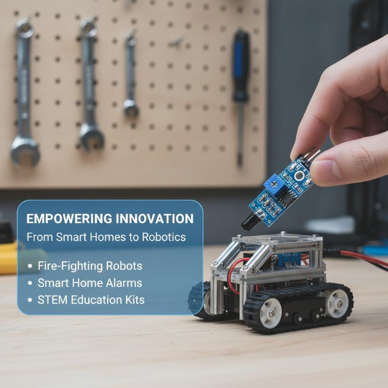 3 4 와이어 IR 화염 감지 센서 모듈 Smartse - Useful Diy Electronics Projects 리뷰 및 가격