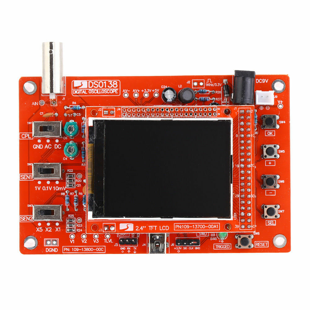 2.4인치 TFT DSO138 디지털 오실로스코프(1M - Hobby Diy Electronics Kit 리뷰 및 가격