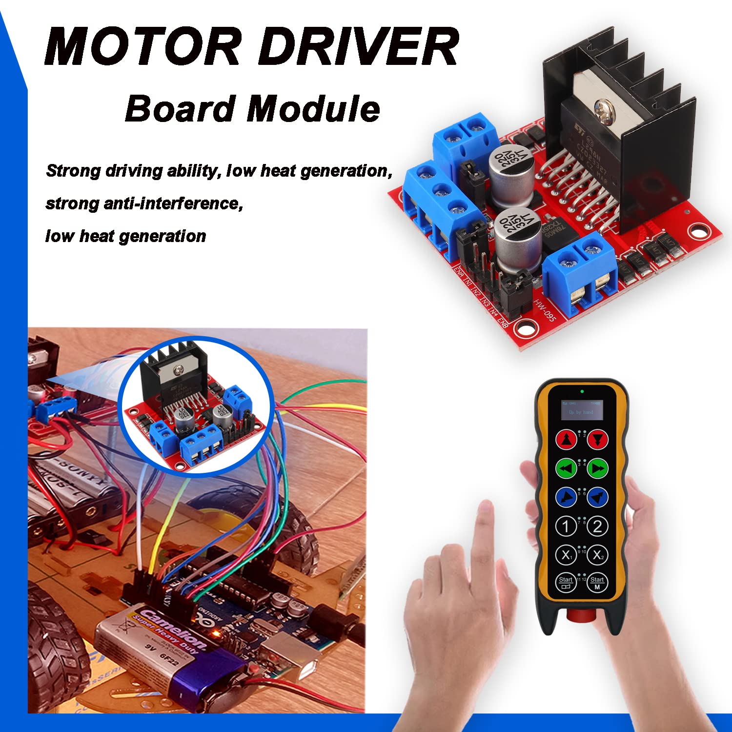 L298N 모터 드라이브 컨트롤러 보드 Arduino  - L298N Motor Driver 리뷰 및 가격
