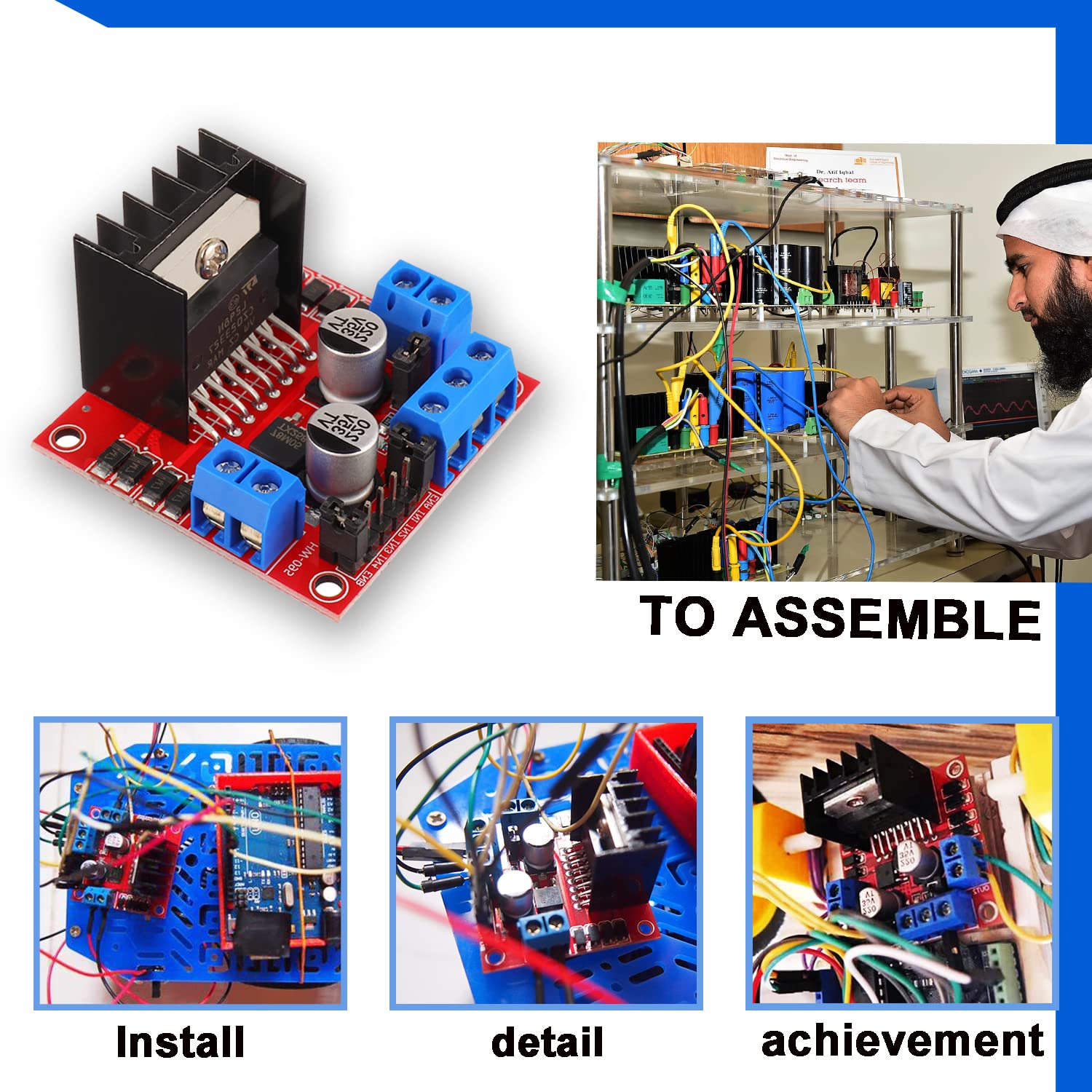 L298N 모터 드라이브 컨트롤러 보드 Arduino  - L298N Motor Driver 리뷰 및 가격
