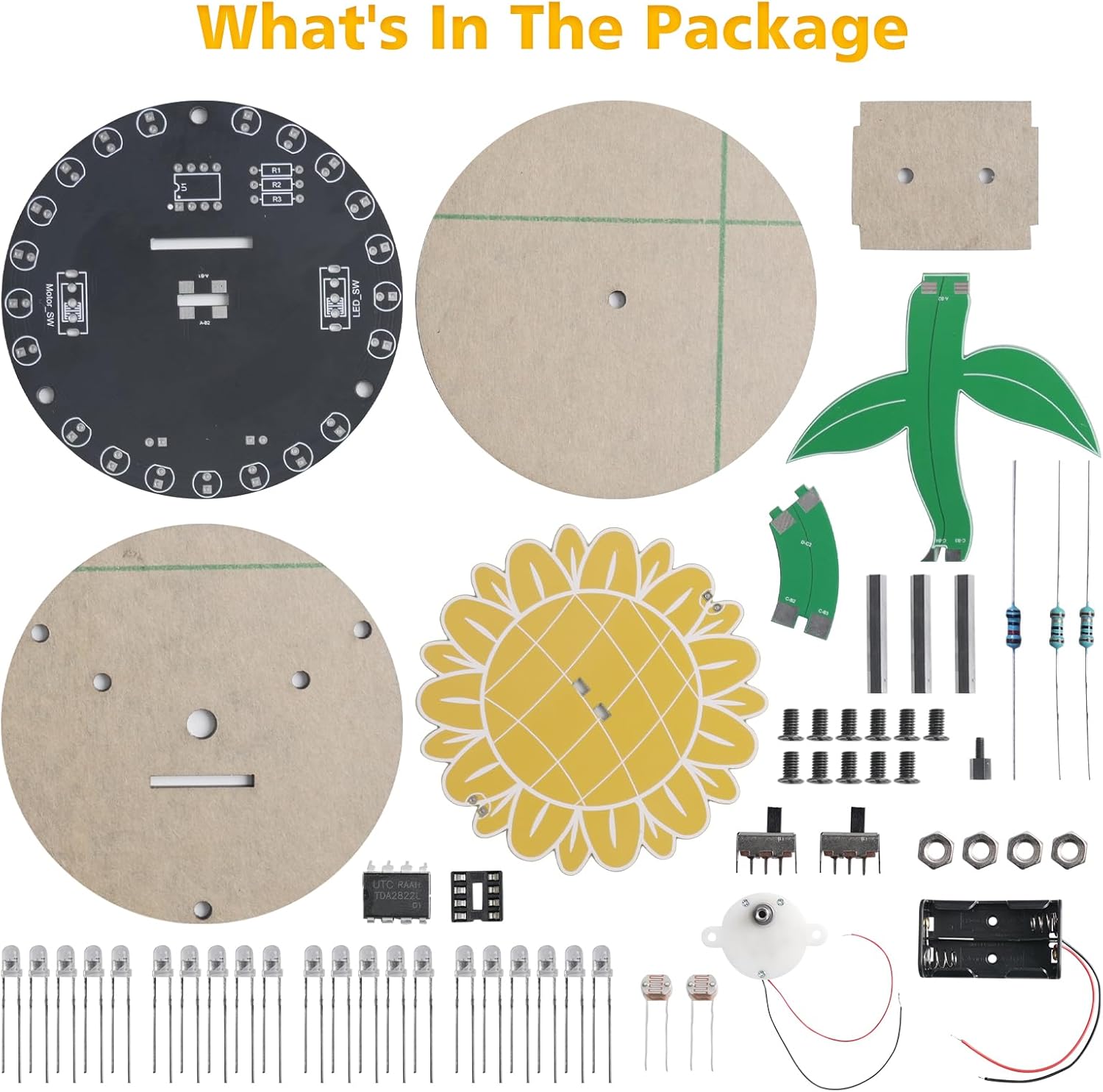 빛 추구 해바라기 납땜 연습 키트 청소년을위한 DIY  - Diy Electronics For Adults 리뷰 및 가격