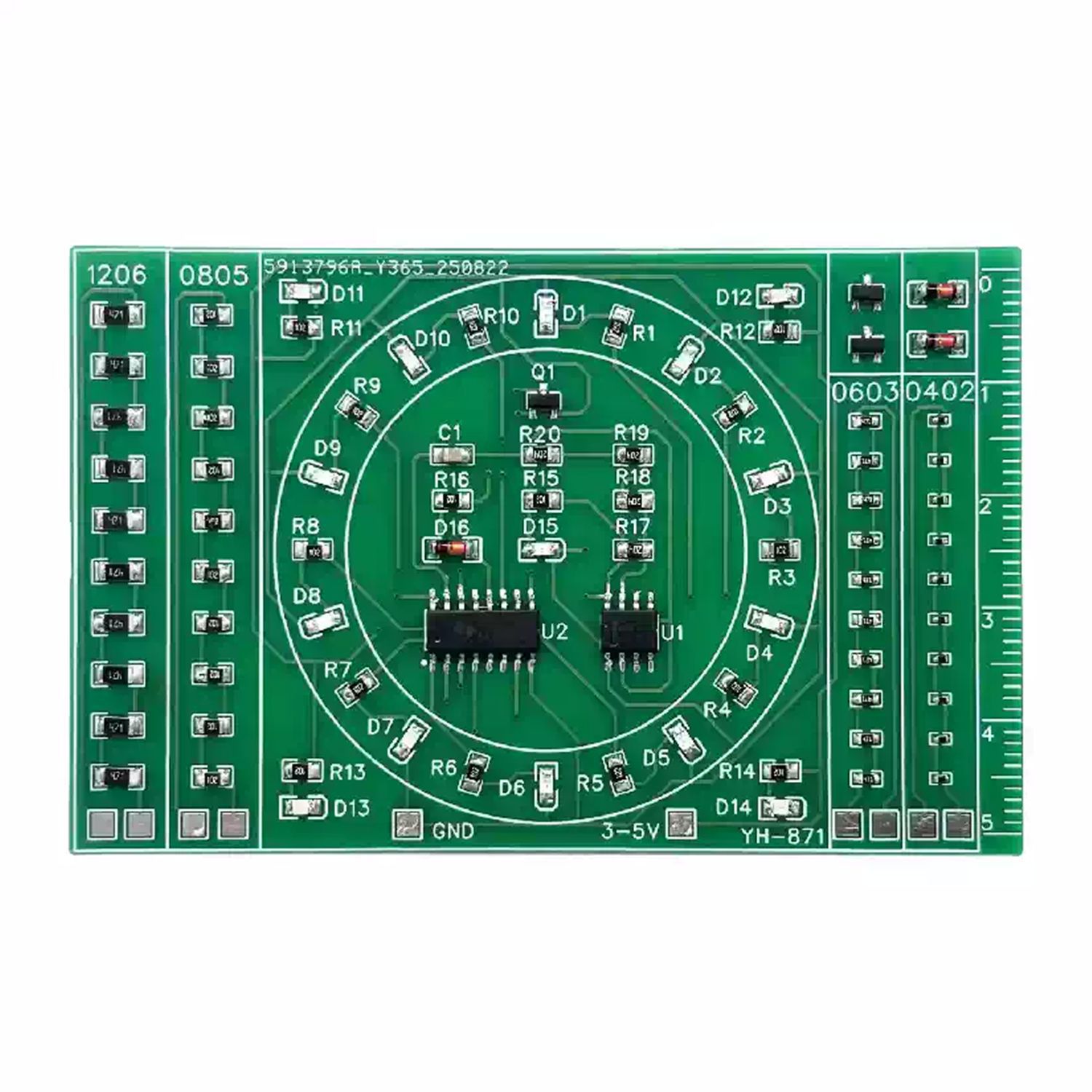 CD4017 러닝 LED 라이트 키트 SMD 납땜 연습 - Hobby Diy Electronics Kit 리뷰 및 가격