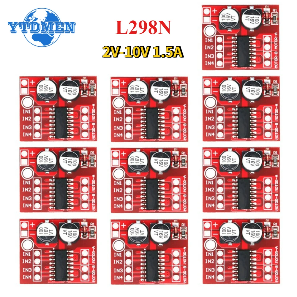 1/5/10pcs MX1508 DC 모터 드라이버 모듈 - L298N Motor Driver 리뷰 및 가격
