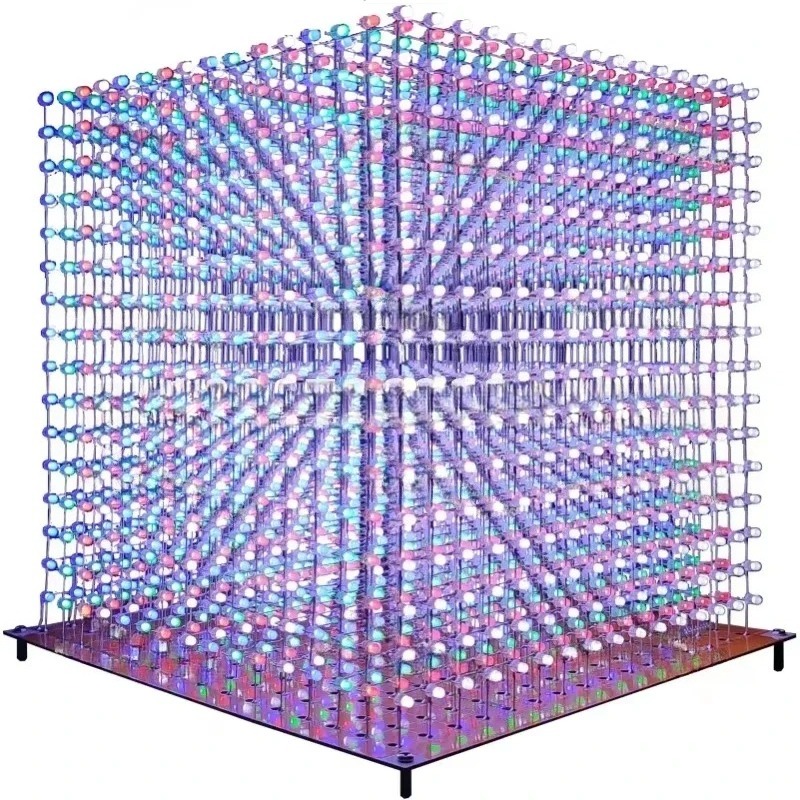 3 D16mini 라이트 큐브 키트 16x16x16 전 - Diy In Electronics 리뷰 및 가격