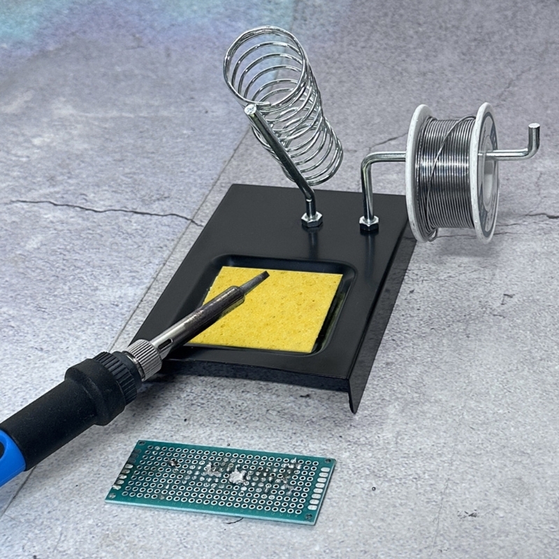 휴대용 금속 납땜 인두 홀더 스탠드 홀더 청소 스폰지  - Diy Electronics Workbench 리뷰 및 가격