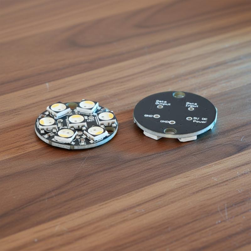 WS2812 7비트 원형 LED 회로 기판 DIY 전자 - Useful Diy Electronics Projects 리뷰 및 가격