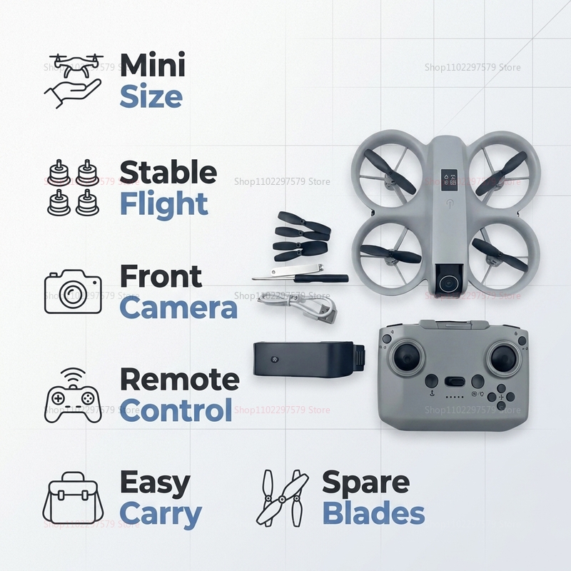 8K HD 카메라가 장착된 미니 드론 FPV 접이식 쿼 - Diy Drone Electronics 리뷰 및 가격