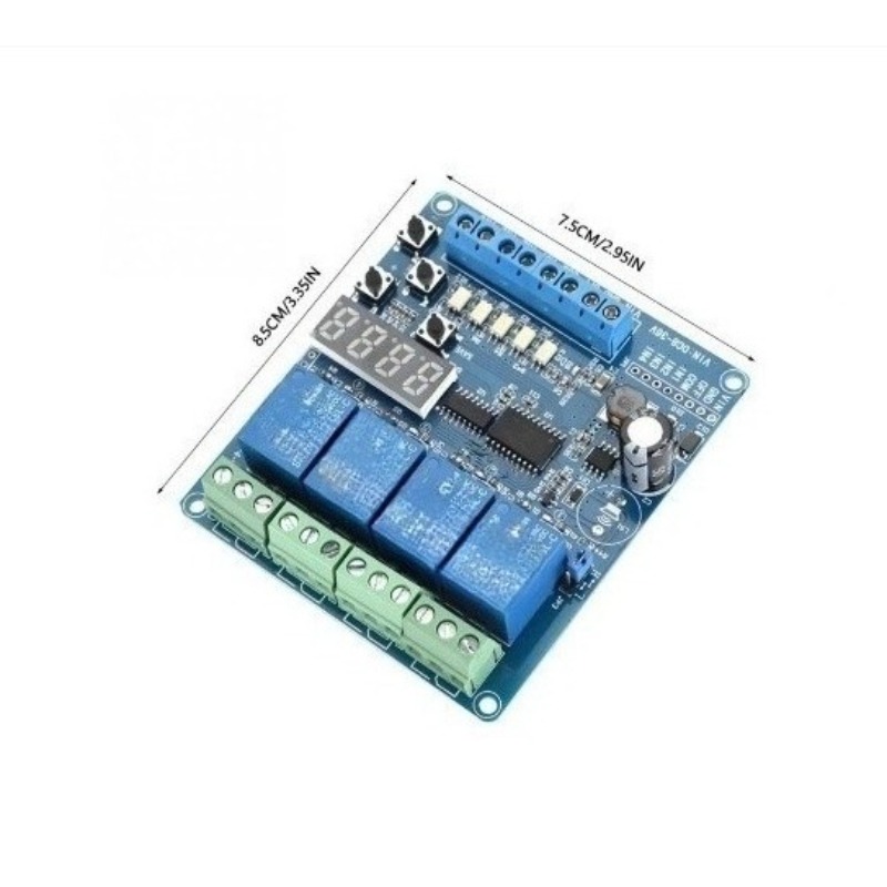 4 채널 다기능 릴레이 모듈 8-36V 지연 자동 잠금 - Useful Diy Electronics Projects 리뷰 및 가격