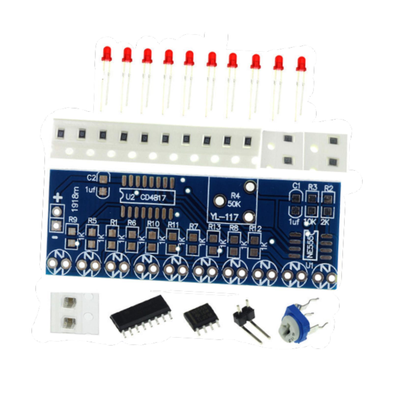 러닝 라이트 보드 DIY 전자 회로 키트 NE555 C - Hobby Diy Electronics Kit 리뷰 및 가격