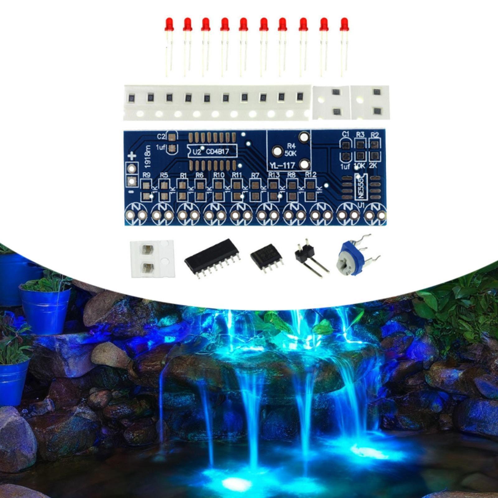 러닝 라이트 보드 DIY 전자 회로 키트 NE555 C - Hobby Diy Electronics Kit 리뷰 및 가격