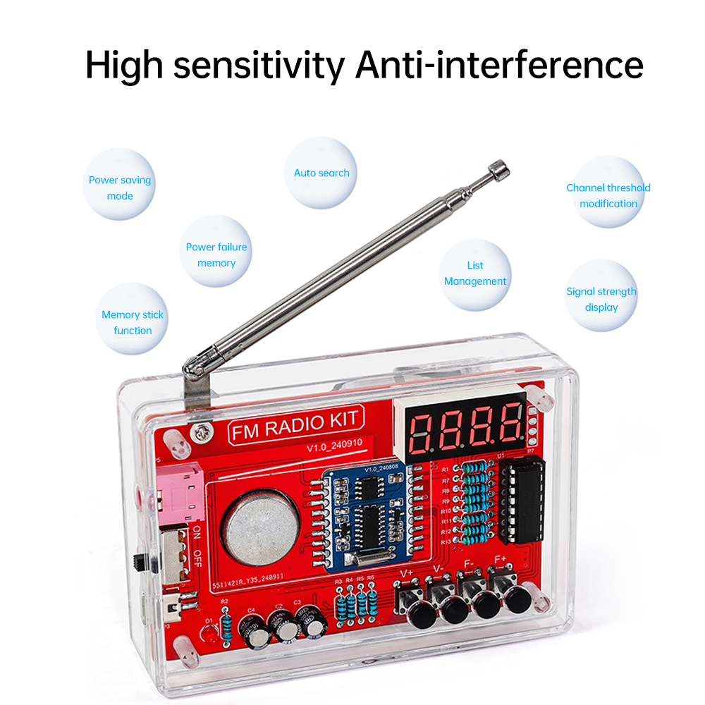    RDA5807 DIY FM 라디오 전자 키트 조 - Hobby Diy Electronics Kit 리뷰 및 가격