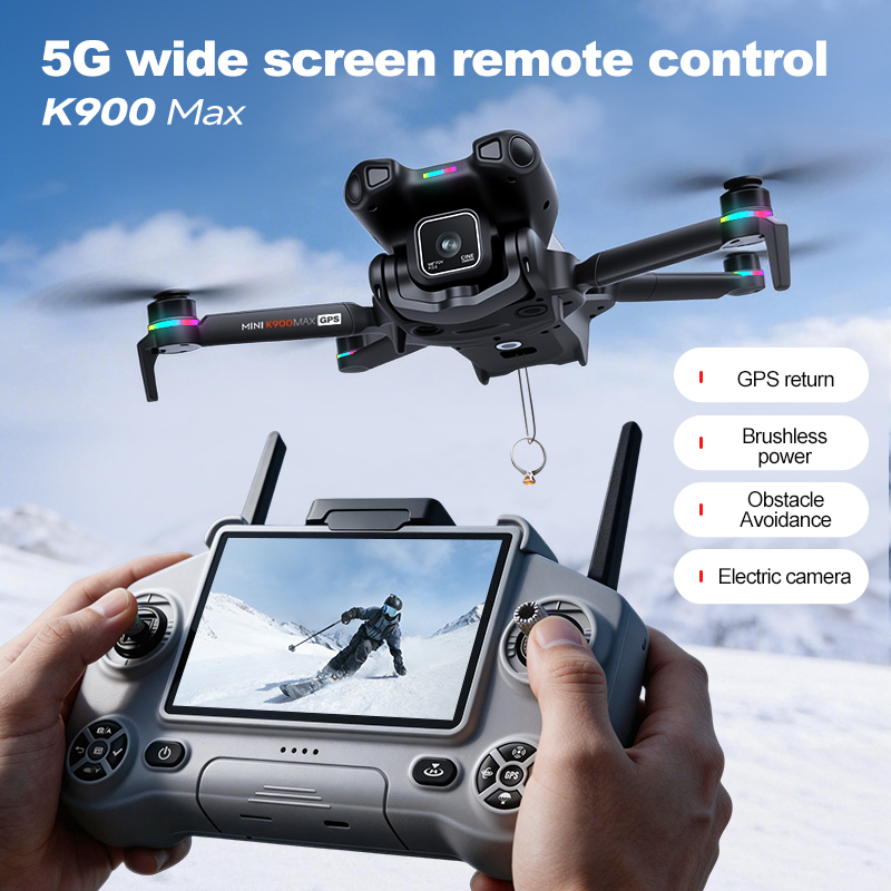 새로운 K900 MAX GPS 드론, 4K 전문가용 H - Diy Drone Electronics 리뷰 및 가격