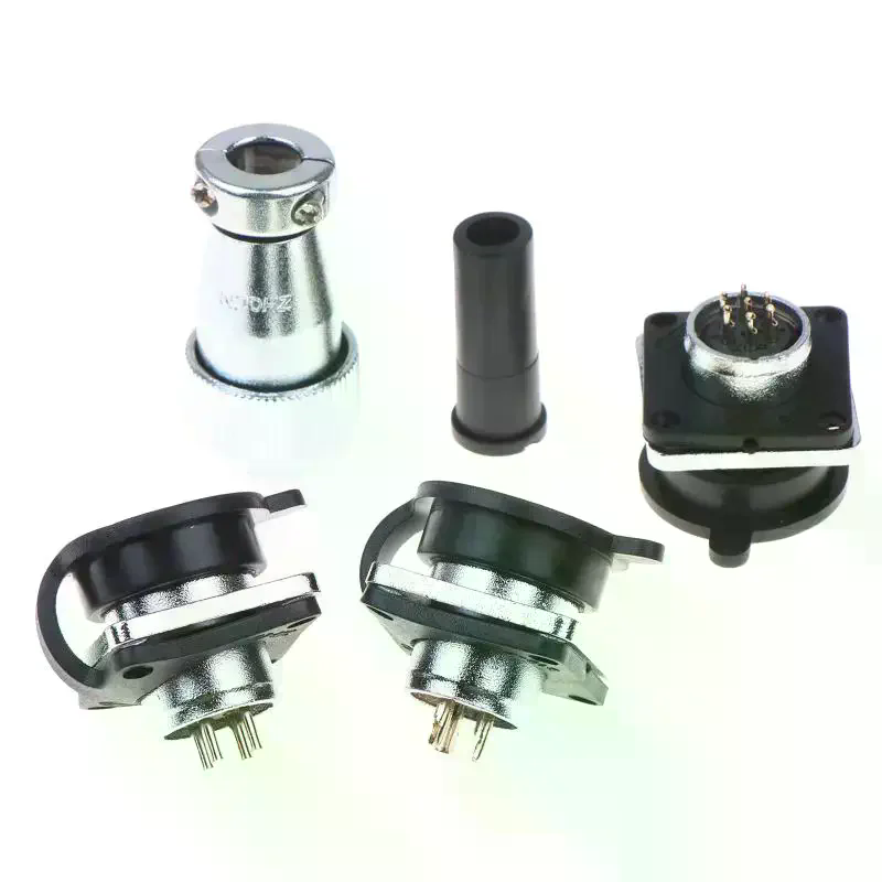 금속 쉘과 여러 개의 핀이 포함된 항공 커넥터 세트,  - Useful Diy Electronics Projects 리뷰 및 가격