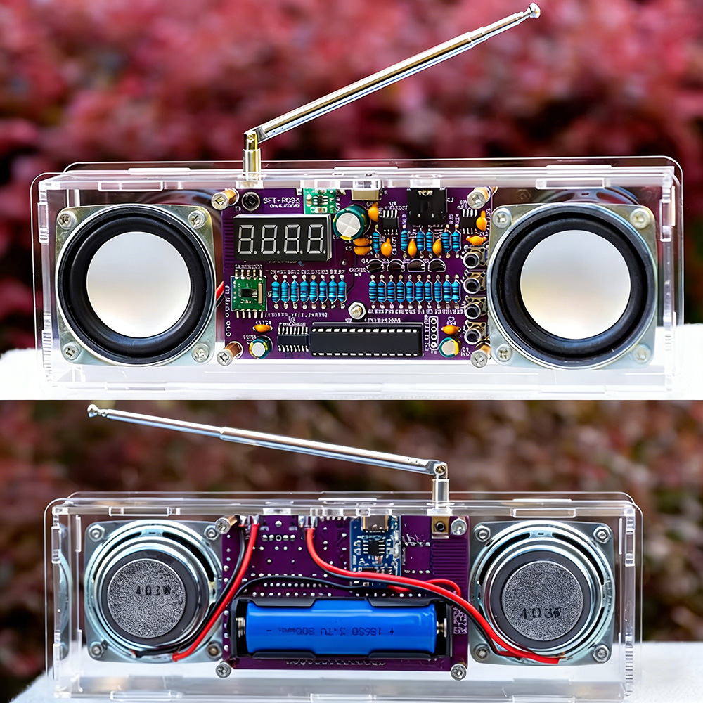 FM 라디오 전자 DIY 키트 87.5-108MHZ 납 - Diy Electronics Youtube Channel 리뷰 및 가격