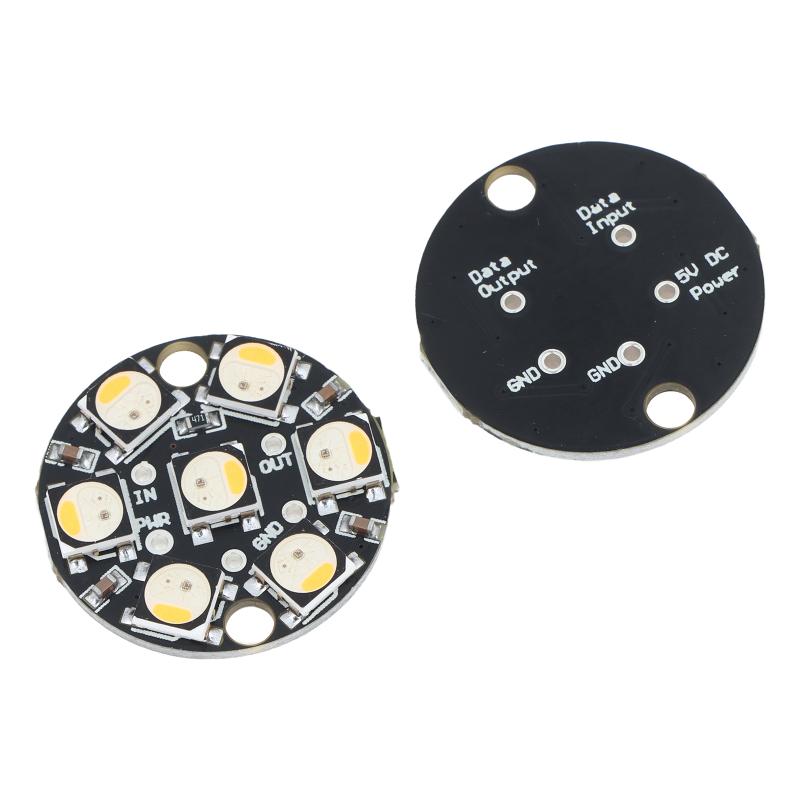 WS2812 7비트 원형 LED 회로 기판 프로그래밍  - Useful Diy Electronics Projects 리뷰 및 가격