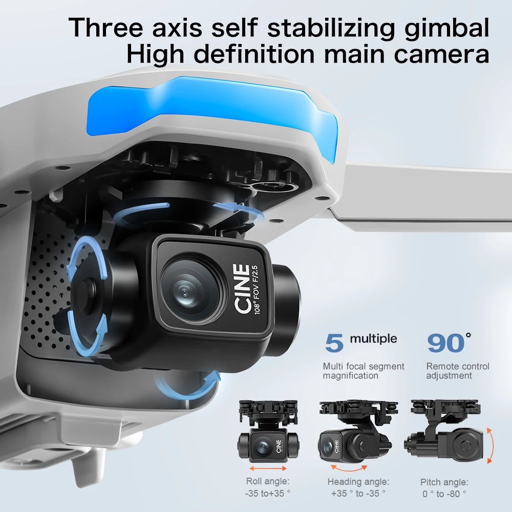 레노버 S-X1 MAX GPS 드론 3축 짐벌 8K 카 - Diy Drone Electronics 리뷰 및 가격