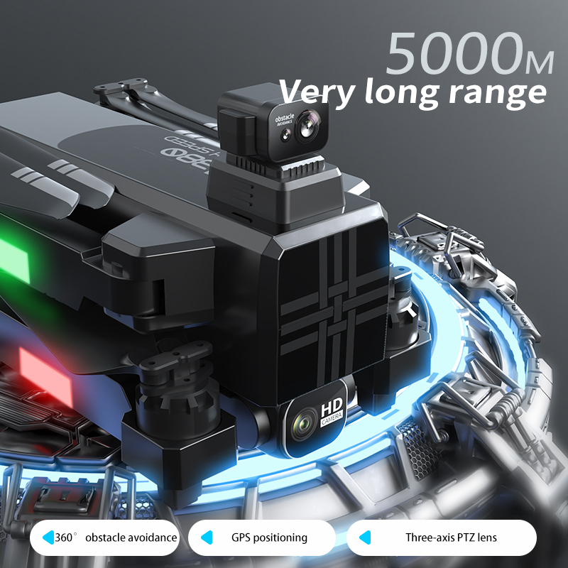 A380 드론 4K HD 3 축 흔들림 방지 팬 틸트  - Diy Drone Electronics 리뷰 및 가격