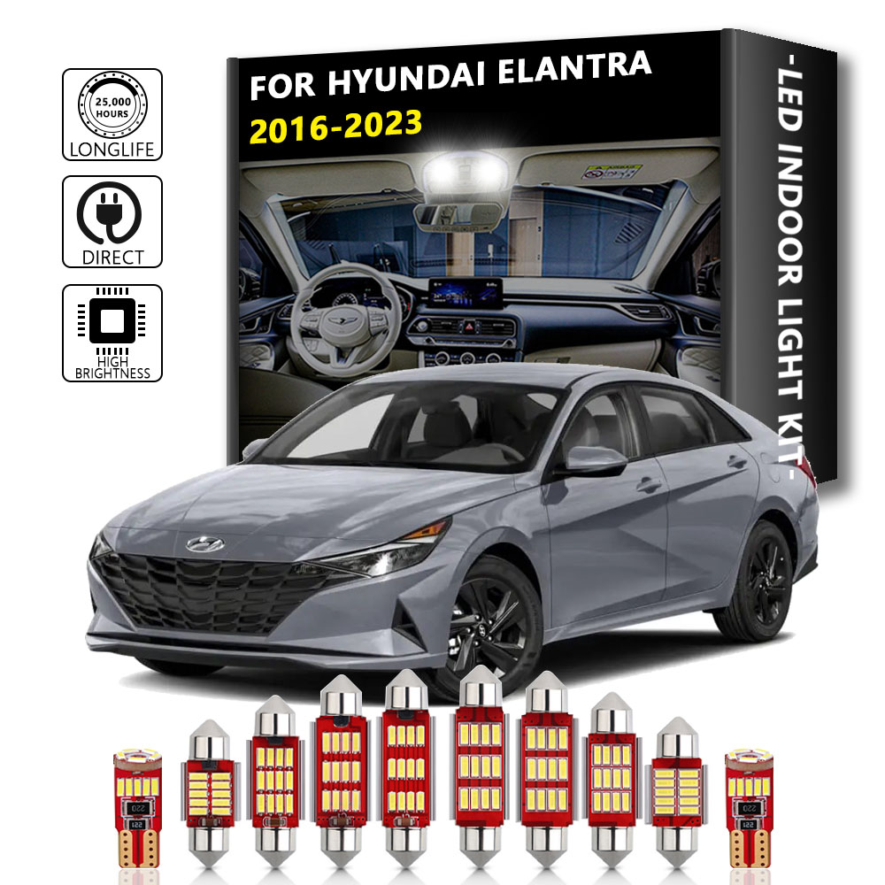 현대 엘란트라 MK6 VI 6 2016 2017 201 - Led Assortment Kit 리뷰 및 가격