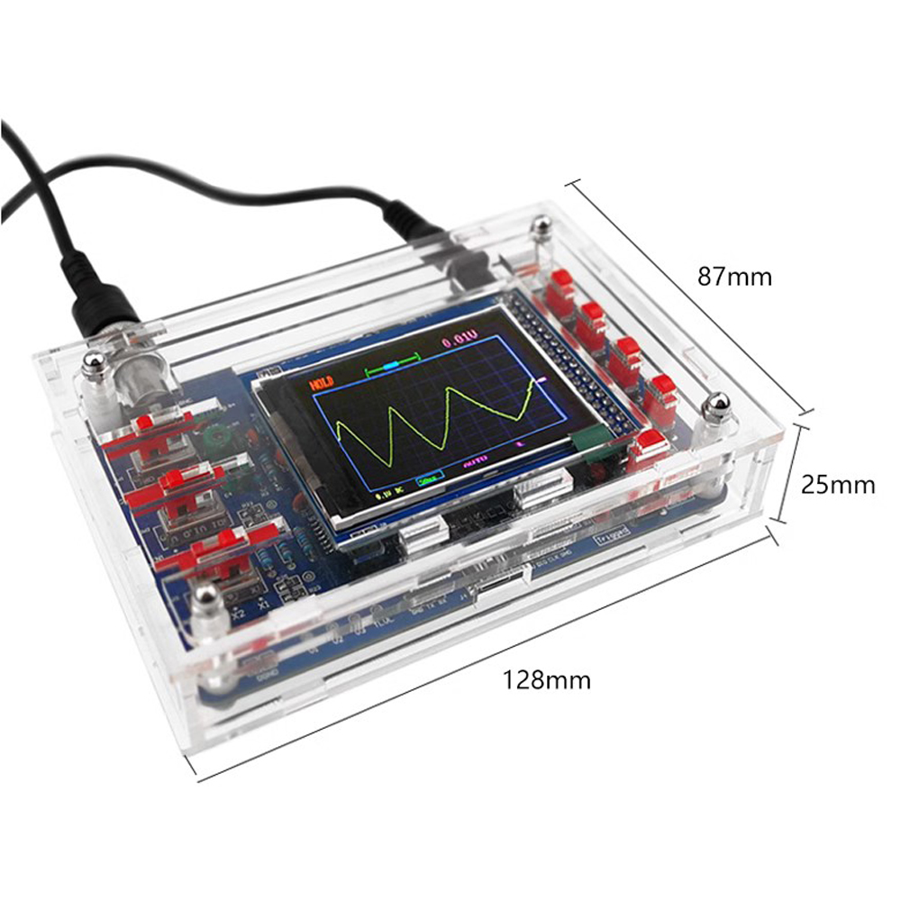 2.4인치 HD 디스플레이가 장착된 DIY 디지털 오실 - Hobby Diy Electronics Kit 리뷰 및 가격
