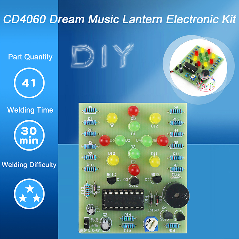 DIY 전자 키트 CD4060 드림 랜턴 뮤직박스 용접 - Diy Electronics Workbench 리뷰 및 가격