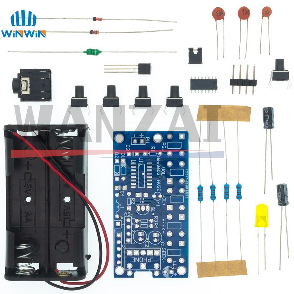 DIY 전자 키트 무선 스테레오 FM 라디오 수신기 모 - Hobby Diy Electronics Kit 리뷰 및 가격