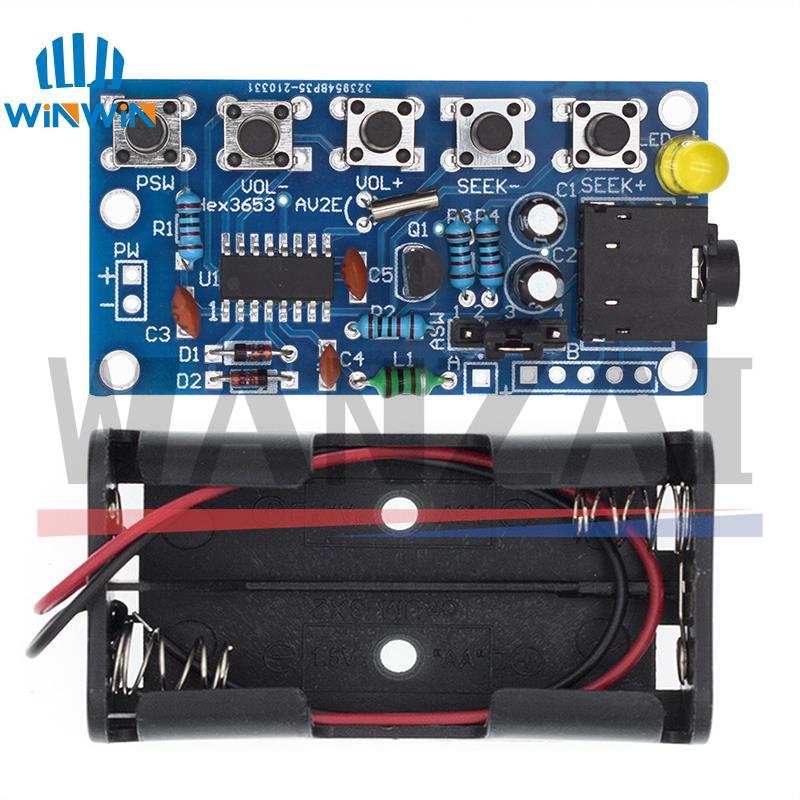 DIY 전자 키트 무선 스테레오 FM 라디오 수신기 모 - Hobby Diy Electronics Kit 리뷰 및 가격
