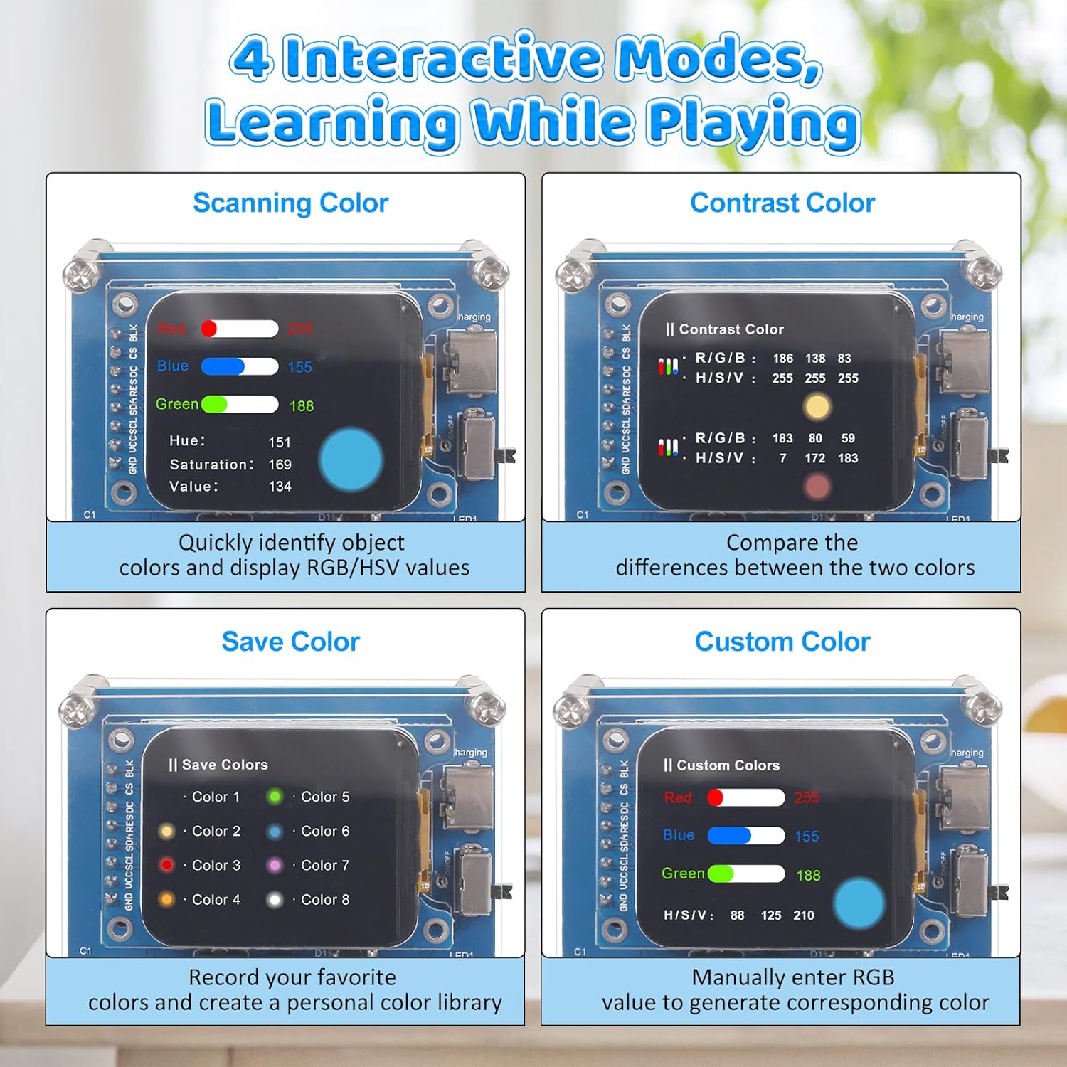 TCS34725 센서가 포함된 DIY 색상 인식 납땜  - Diy Electronics Kits For Kids 리뷰 및 가격