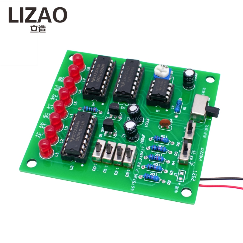 LED 흐르는 조명 컨트롤러 DIY 키트, 학생용 전자 - Hobby Diy Electronics Kit 리뷰 및 가격