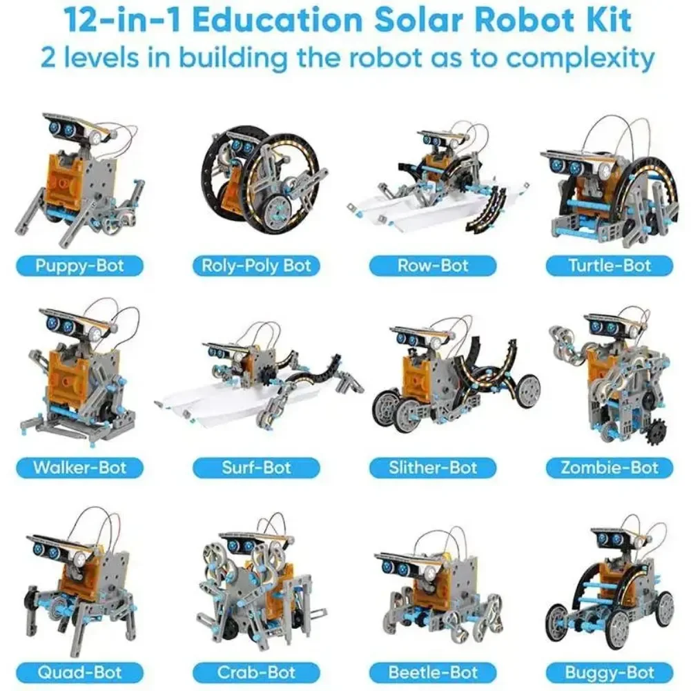 13 in 1 태양열 구동 로봇 과학 키트 DIY 빌딩 - Diy Electronics Kits For Kids 리뷰 및 가격