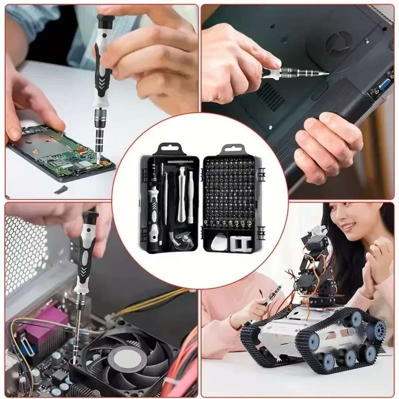 115-in-1 정밀 드라이버 세트(자석 비트 포함)  - Diy Home Electronics Projects 리뷰 및 가격