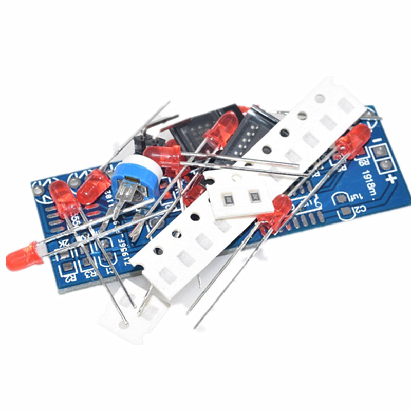 NE555+CD4017 실행 LED 흐름 LED 조명  - Diy Home Electronics Projects 리뷰 및 가격
